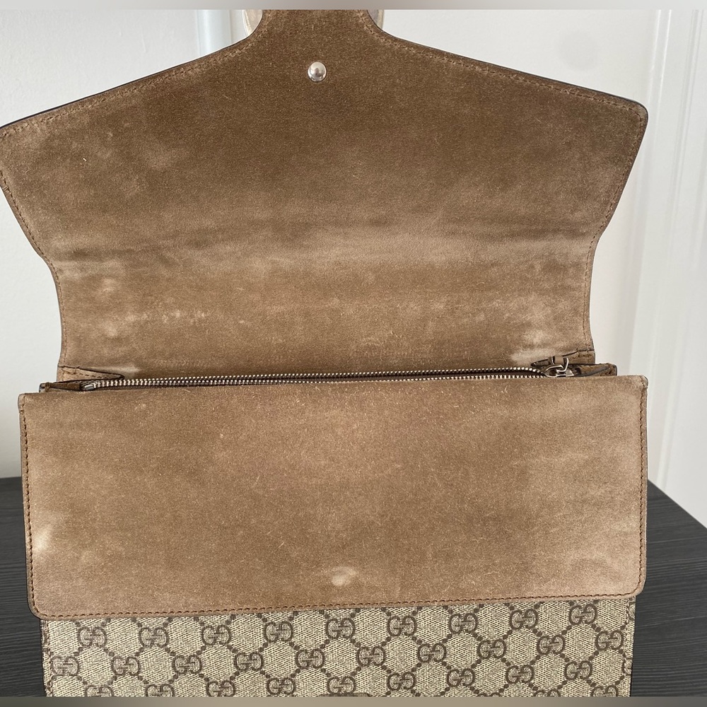Authentic Gucci Dionysus medium GG shoulder bag beige - Picture 6 of 12